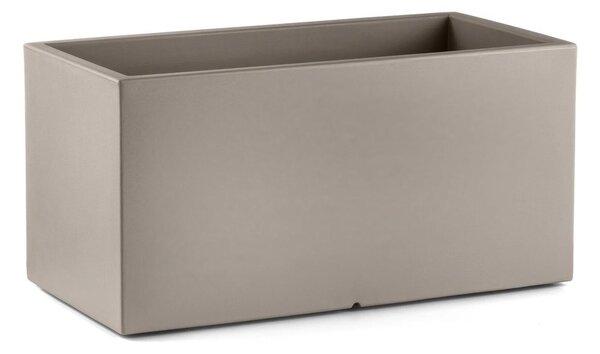 Cassetta rettangolare per fiori LOTO Dimensioni 40x80x h 40 cm -peso 7 kg interno ed Esterno colore Ambra