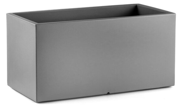 Cassetta rettangolare per fiori LOTO Dimensioni 40x80x h 40 cm -peso 7 kg interno ed Esterno colore Ferro