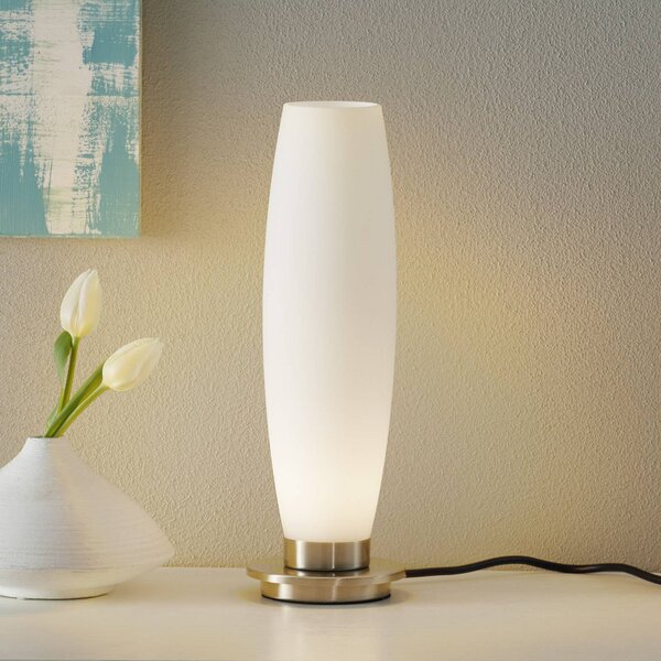 Paul Neuhaus Lampada da tavolo a LED Tyra, dimmerabile, Soggiorno / Sala da pranzo, Vetro, Moderno, Lampada da tavolo LED