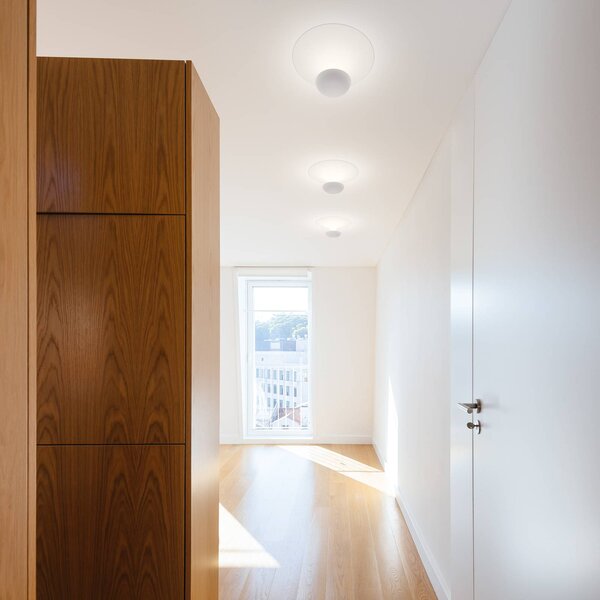 Vibia Plafoniera di design Funnel, dimmerabile, Soggiorno / Sala da pranzo, Alluminio, Design, Plafoniera