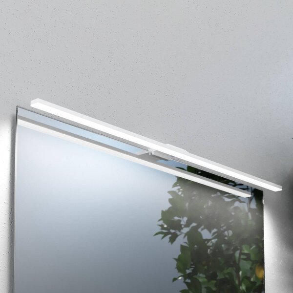 MCJ Applique da parete Triga, Bianco / Opale, Bagno, Alluminio, Moderno, Applique