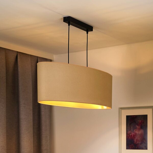 Envostar Lampada a sospensione Idun, dimmerabile, Crema / Ambra, Soggiorno / Sala da pranzo, Moderno, Lampada a sospensione