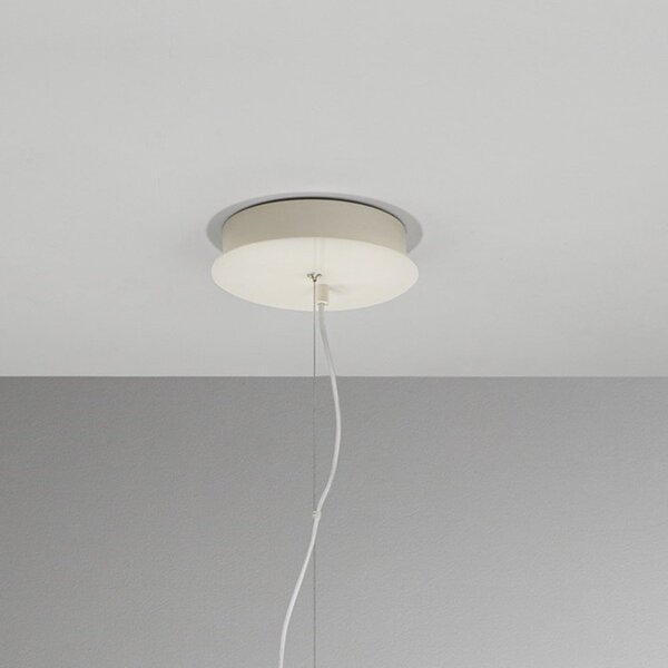 Lampadario acrilico perenz velia 8448 b ct led cct biemissione bianco panna lucido - Perenz