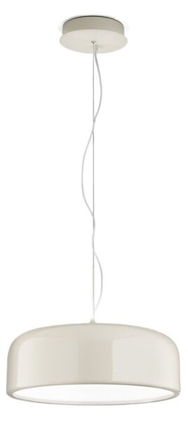Lampadario acrilico perenz velia 8448 b ct led cct biemissione bianco panna lucido - Perenz