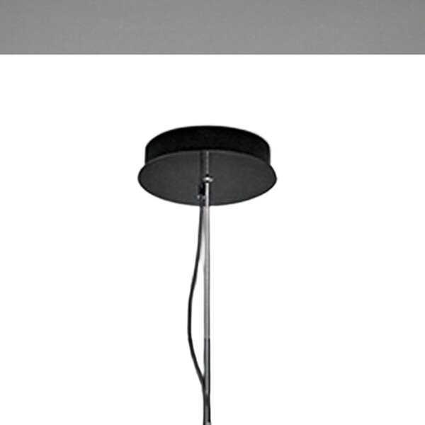 Lampadario acrilico perenz velia 8449 n ct led cct 3200lm biemissione nero lucido - Perenz