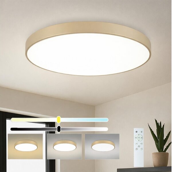 Brilagi - Lampada LED dimmerabile POOL SMART LED/100W/230V 80 cm beige Wi-Fi Tuya + telecomando