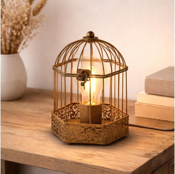 Eglo 49287 - Lampada da tavolo HARLING 1xE27/60W/230V