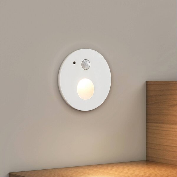Arcchio Neru LED da incasso, rotondo, bianco, Bianco / Opale, Soggiorno / Sala da pranzo, Alluminio, Moderno, Faretto da incasso a parete
