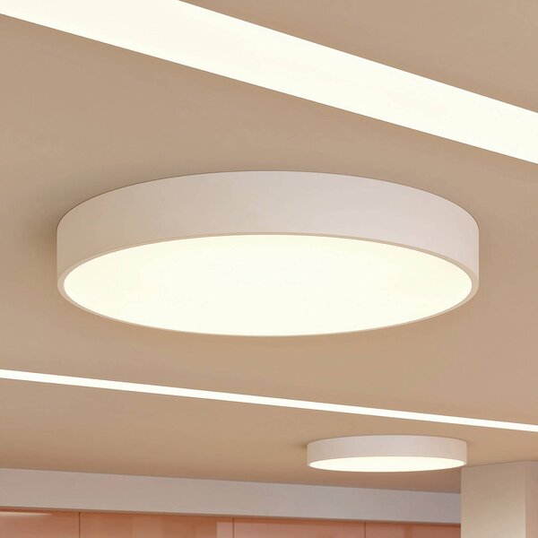 Plafoniera a LED Noabelle Arcchio, dimmerabile, Bianco / Opale, Cucina, Metallo, Moderno, Plafoniera LED