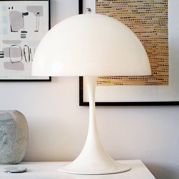 Louis Poulsen Lampada da tavolo Panthella, Bianco / Opale, Soggiorno / Sala da pranzo, Plastica, Design, Lampada da tavolo