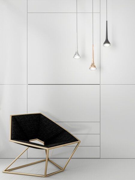Open Design OR80315 - Lampadario a sospensione con cavo CRIMA LED/7W/230V oro rosa