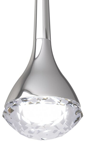 Open Design OR80322 - Lampadario LED su cavo CRIMA LED/7W/230V, cromato lucido