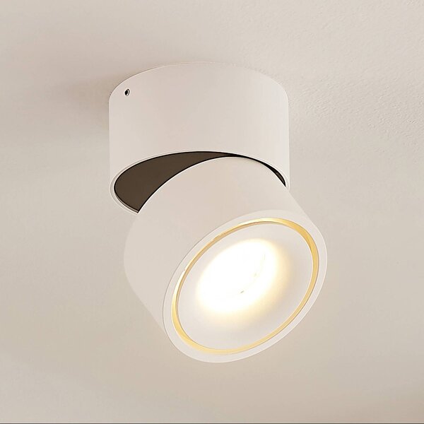Arcchio Faretto da soffitto a LED Rotari, bianco, 1 luce, 946 lm Rotari Arcchio, dimmerabile, Bianco / Opale, Corridoio, Alluminio, Moderno