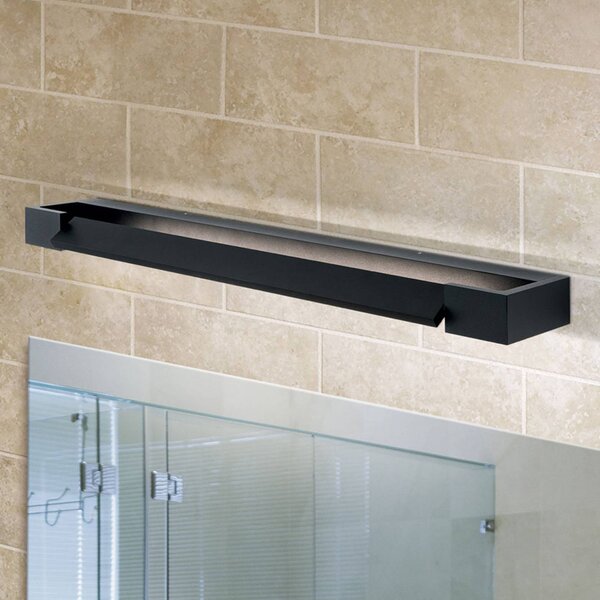 ORION Applique da parete Mariln, Nero, Bagno, Alluminio, Moderno, Applique