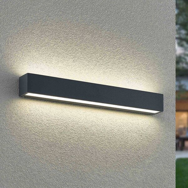Applique da esterni a LED Lengo Arcchio, Nero, Alluminio, Moderno, Applique LED da esterni