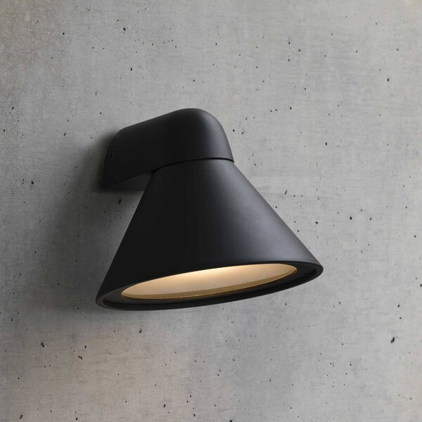 FARO BARCELONA Applique da esterni Pals, dimmerabile, Nero, Alluminio, Moderno, Applique da esterni