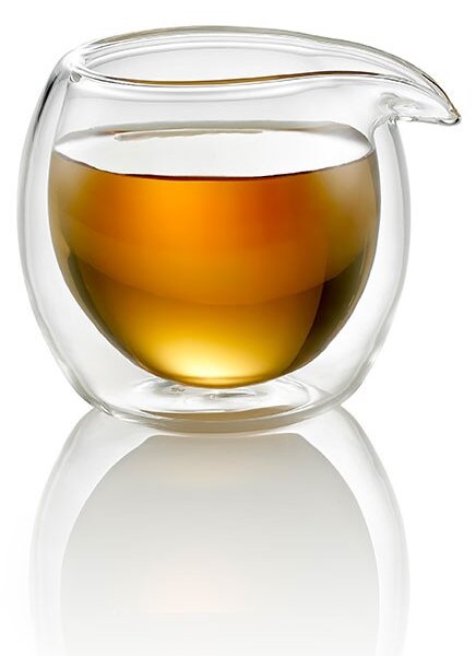 Brocca Gong Dao Bei in vetro doppio strato 150 ml