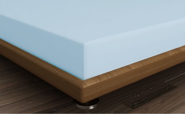 Lenzuolo con angoli azzurro in cotone 140x200 cm – Mijolnir