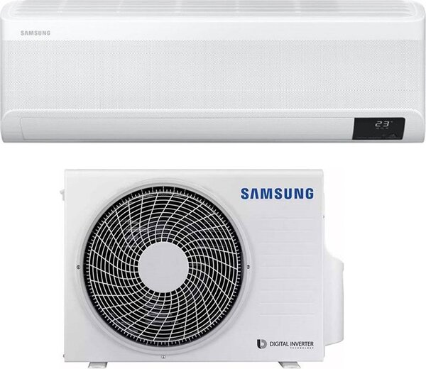 Samsung Climatizzatore 12000 Btu Inverter Monosplit Condizionatore con Pompa di Calore Classe A++/A++ R32 Wifi (Unit Interna + Unit Esterna) - AR