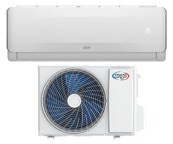 Argo Climatizzatore 9000 Btu Inverter Monosplit Condizionatore con Pompa di Calore Classe A++/A+ R32 WiFi (Unit Interna + Unit Esterna) - 3980010