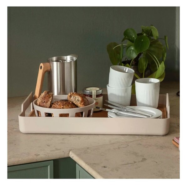 Eva Solo Cestino per il Pane Piccolo 22cm Nordic Kitchen Sabbia Bambù Tools Design