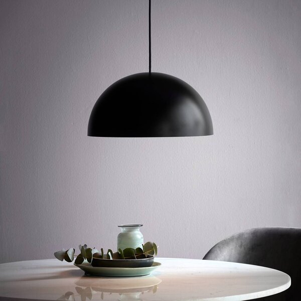 Nordlux Lampada a sospensione Ellen, dimmerabile, Nero, Soggiorno / Sala da pranzo, Metallo, Scandinavo, Lampada a sospensione