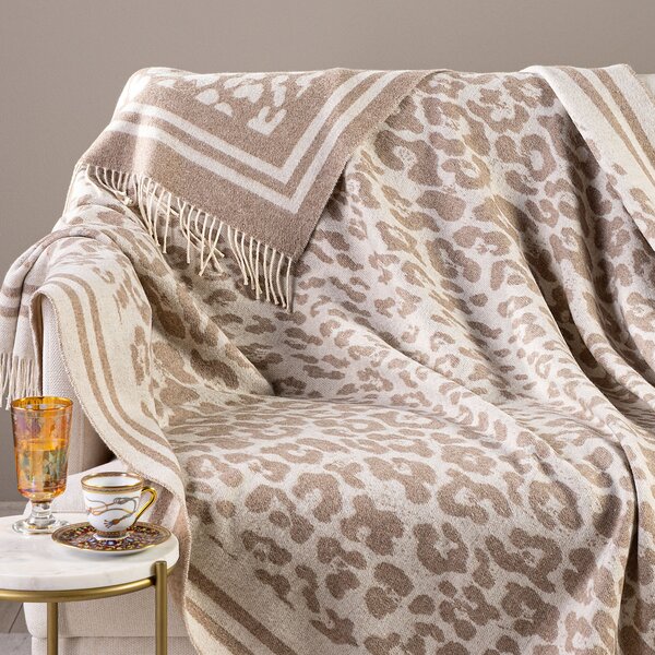Plaid 130X180 Leopard UNICA Caleffi