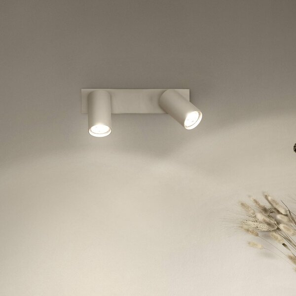 LEDVANCE Faretto Octagon, dimmerabile, a 2 luci, bianco dimmerabile, Bianco / Opale, Soggiorno / Sala da pranzo, Metallo, Moderno