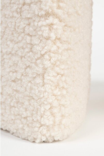 Sgabello color crema imbottito Noxx – White Label