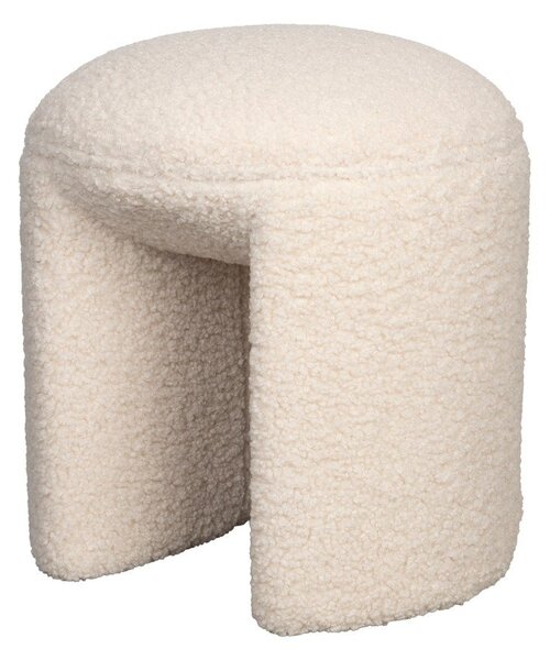 Sgabello color crema imbottito Noxx – White Label