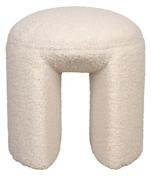 Sgabello color crema imbottito Noxx – White Label