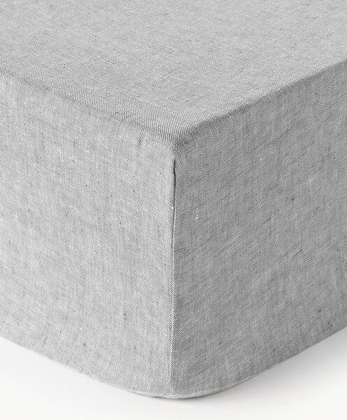 Lenzuolo con angoli boxspring in lino Linna