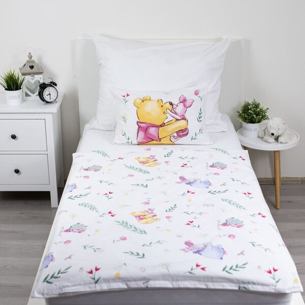 Set copripiumino e federa da bambini in cotone per culla 100x135 cm Winnie the Pooh "Pooh Hugs" – Jerry Fabrics