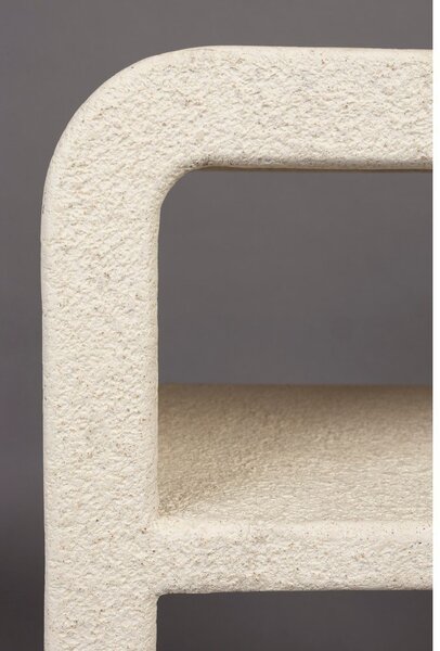 Comodino beige con ripiani Veda – Dutchbone