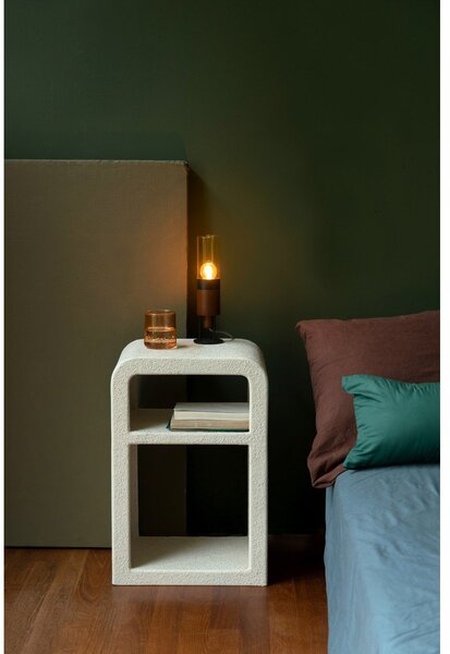 Comodino beige con ripiani Veda – Dutchbone