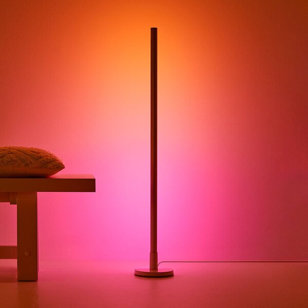 WiZ Piantana LED Pole, Tunable White and Color dimmerabile, Bianco / Opale, Soggiorno / Sala da pranzo, Plastica, Moderno, Comando LED WIZ