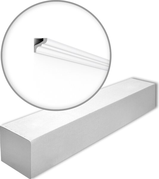 NMC F-box NOMASTYL Noel Marquet 1 cartone con 105 strisce decorative Cornice per soffitto stile moderno colore bianco | 210 m