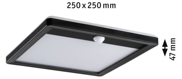 Paulmann Lamina applique a sensore CCT angolare nero