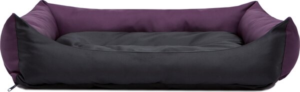 Cuscino per cani Lettino per cani Cuscino per cani Pontes - Eco - 62 x 43 x 15 cm [taglia: L] - Viola con nero