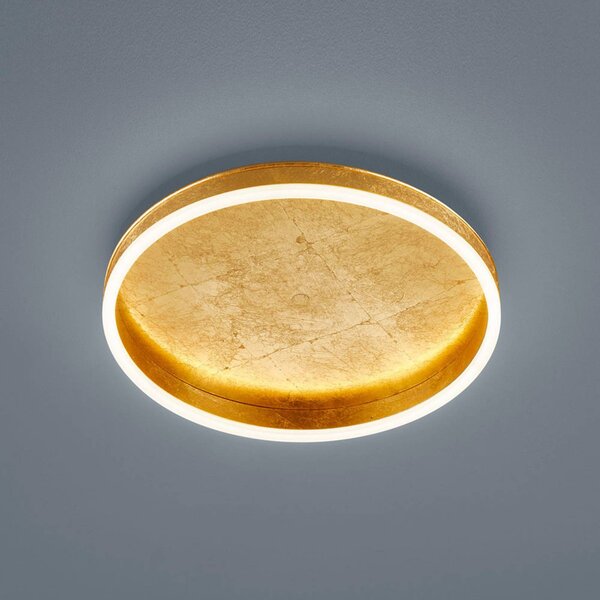Helestra Plafoniera a LED Sona, dimmerabile, Ottone / Oro, Corridoio, Metallo, Moderno, Plafoniera LED