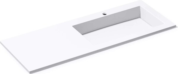 Doporro Lavabo da Appoggio, Lavandino Bagno, Lavabo da Minerale Fuso Colossum820
