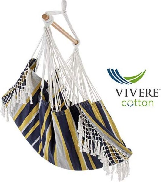 Amaca Vivere amaca sedia amaca in cotone stile brasiliano Colore: Tranquillità