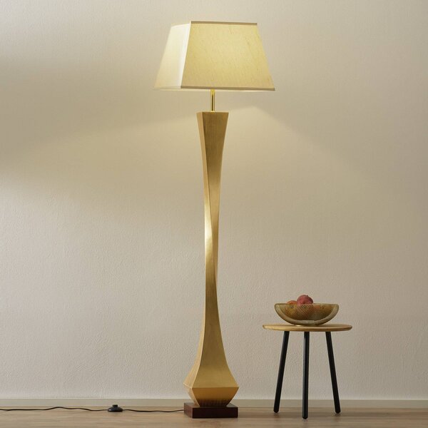 Schuller Valencia Lampada da terra Deco, Ottone / Oro, Soggiorno / Sala da pranzo, Metallo, Moderno, Lampada da terra