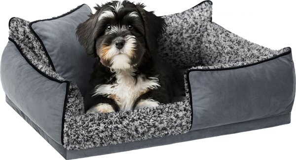 Letto per cani "Porto" - 45x30 cm - Materasso per animali domestici, letto per gatti, cuscino per cani | Cestino per cani con cuscino, antiscivolo e lavabile | PillowPrim