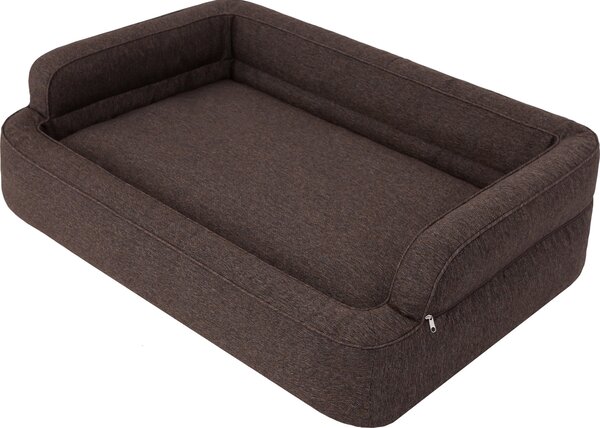Letto per cani, arredamento per animali, letto per gatti, sfoderabile, cesto per cani, cuscino per cani, lettino per cani, posti letto, divano per cani, marrone, L: 78x47 cm
