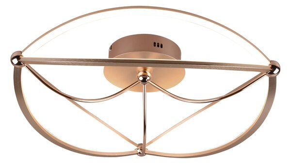 Lampada da soffitto moderna a LED CHARIVARI oro Trio 621290108