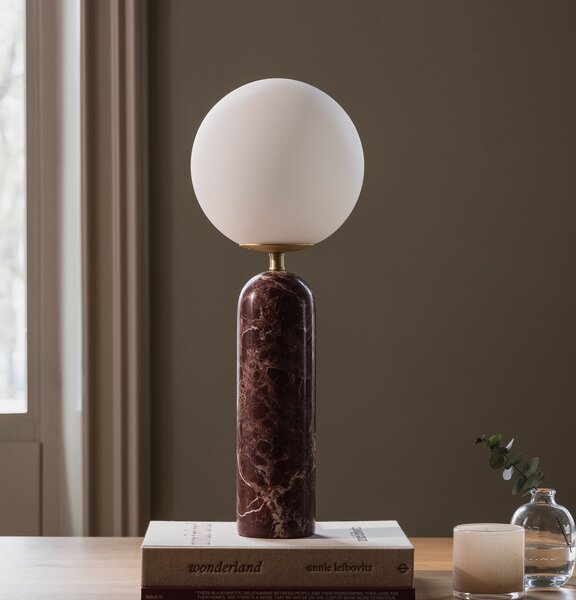 Lampade da tavolo Globen Lighting, Torrano, Rosso, Soggiorno, Marmo, Scandinavo