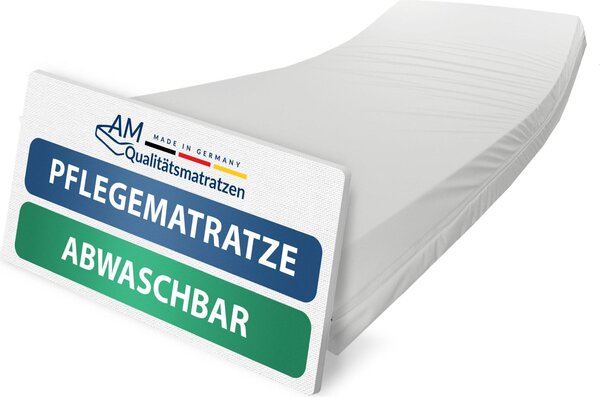 AM Qualitätsmatratzen | Materasso standard per l'assistenza 87x200 cm - Standard per l'assistenza domiciliare - alto 14 cm