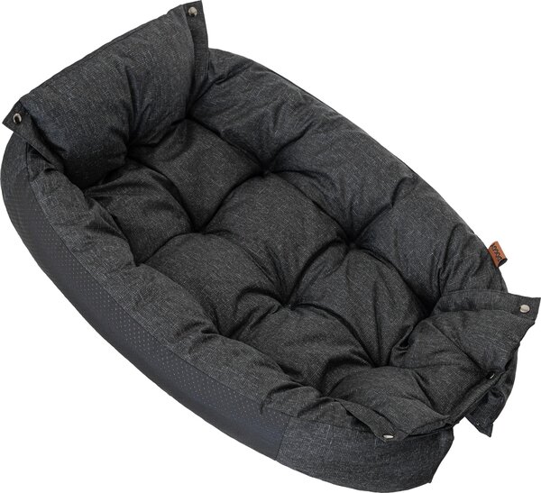 Letto per cani 2in1 "Twice" -95x63cm- Divano e materasso multifunzionale, pieghevole, impermeabile, antiscivolo, per cani e gatti | PillowPrim