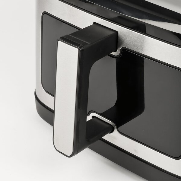 G3 Ferrari Friggitrice ad Aria 10 Litri Potenza 2300W con Timer colore Nero/Inox Friggisano 10 e Lode - G10222